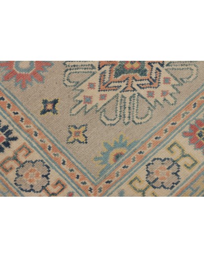 Tappeto Kazak Afghanistan beige azzurro 83x292