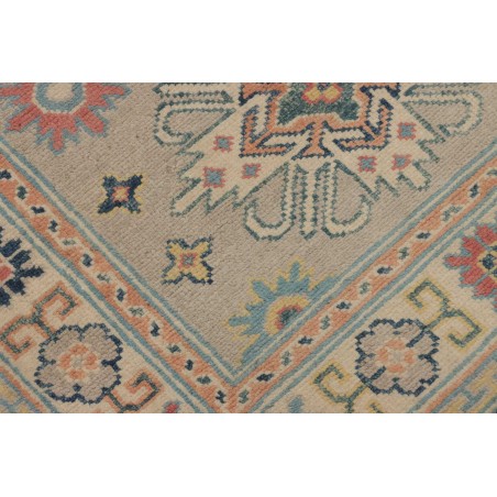 Tappeto Kazak Afghanistan beige azzurro 83x292