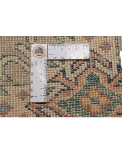 Tappeto Kazak Afghanistan beige azzurro 83x292