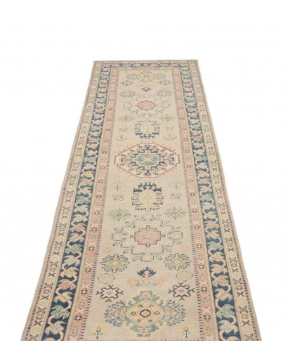 Tappeto Kazak Afghanistan beige giallo 85x287