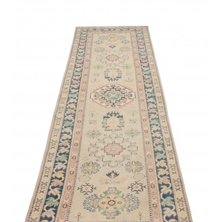 Tappeto Kazak Afghanistan beige giallo 85x287