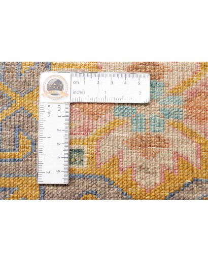 Tappeto Kazak Fine Pakistan marrone bianco 360x466