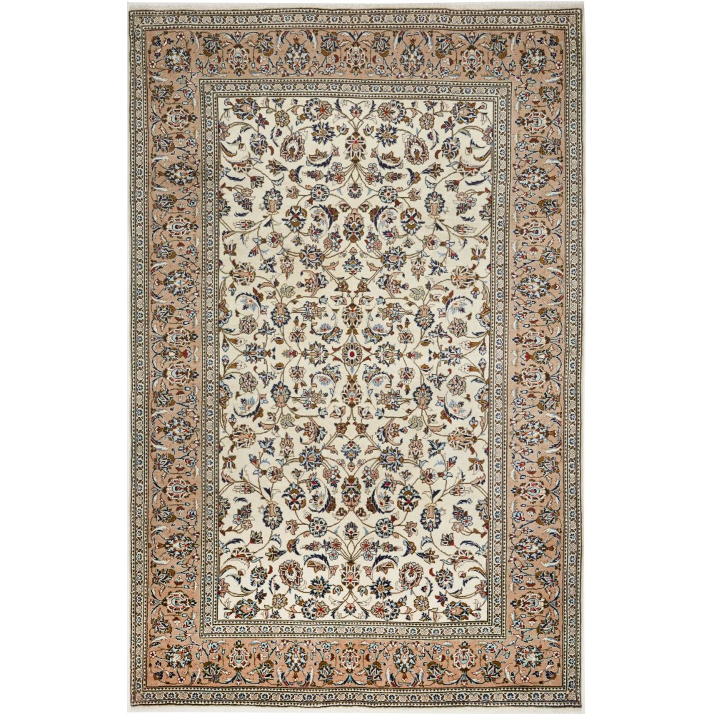 Tappeto Kashan Persia azzurro grigio 200x310 Tappeto Kashan Persia azzurro grigio 200x310