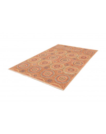 Tappeto Mamlouk Pakistan arancione azzurro 149x207