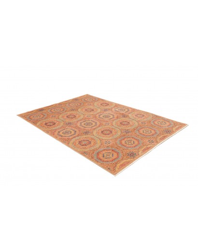 Tappeto Mamlouk Pakistan arancione azzurro 149x207