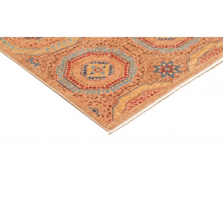 Tappeto Mamlouk Pakistan arancione azzurro 149x207