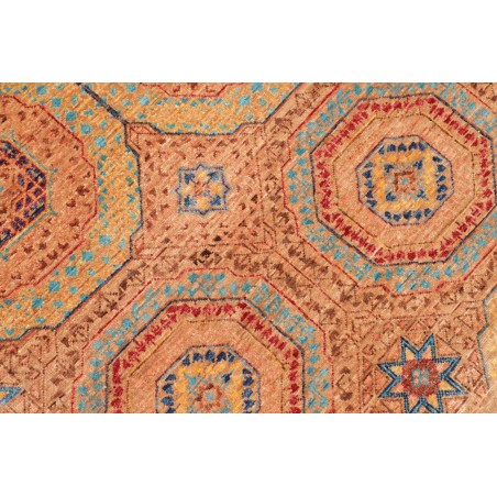 Tappeto Mamlouk Pakistan arancione azzurro 149x207