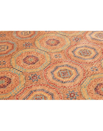 Tappeto Mamlouk Pakistan arancione azzurro 149x207