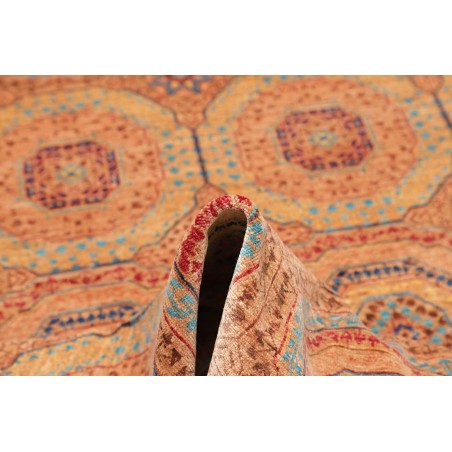 Tappeto Mamlouk Pakistan arancione azzurro 149x207