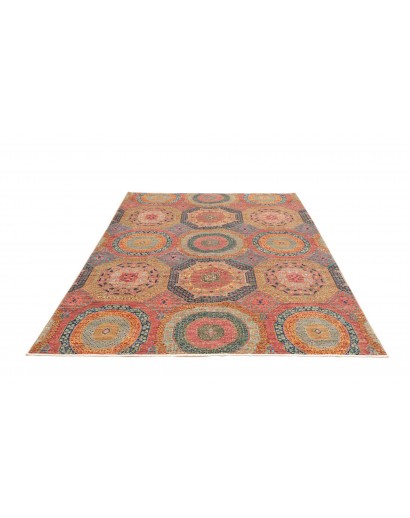 Tappeto Mamlouk Pakistan marrone grigio 170x248