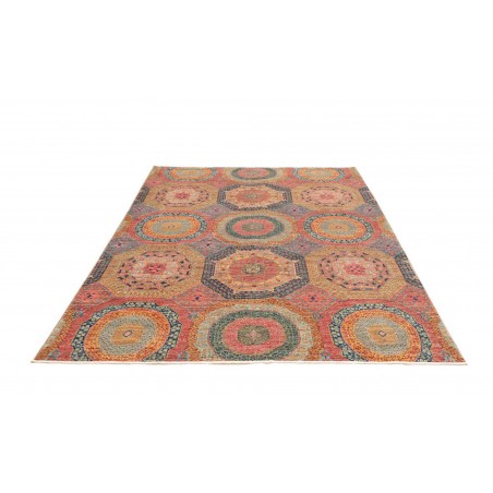 Tappeto Mamlouk Pakistan marrone grigio 170x248