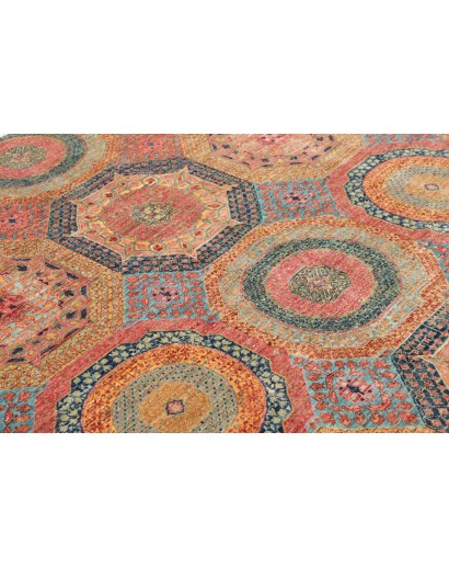 Tappeto Mamlouk Pakistan marrone grigio 170x248