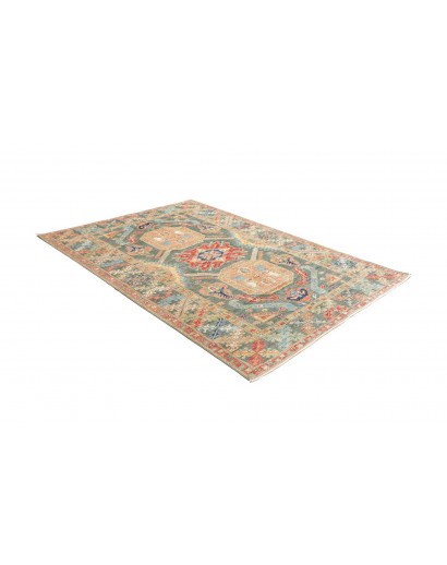 Tappeto Kazak Fine Pakistan marrone azzurro 167x235