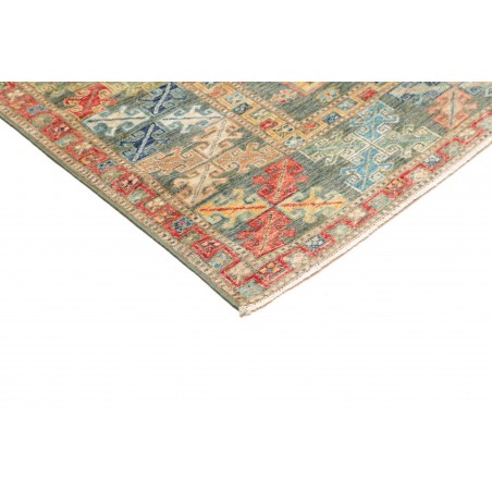 Tappeto Kazak Fine Pakistan marrone azzurro 167x235