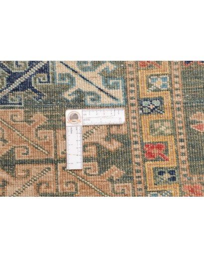 Tappeto Kazak Fine Pakistan marrone azzurro 167x235
