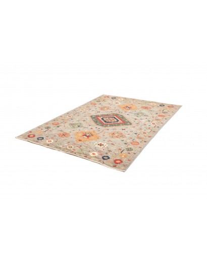 Tappeto Kazak Fine Pakistan beige grigio 150x203