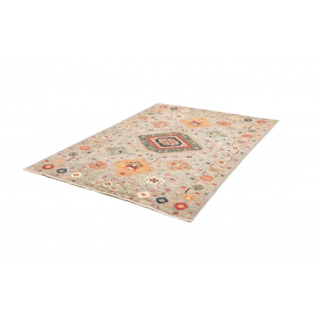 Tappeto Kazak Fine Pakistan beige grigio 150x203