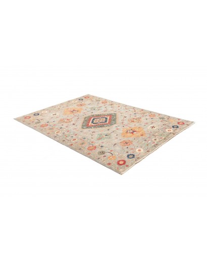Tappeto Kazak Fine Pakistan beige grigio 150x203