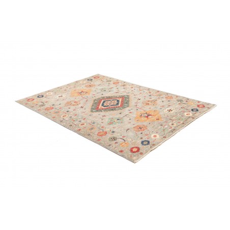 Tappeto Kazak Fine Pakistan beige grigio 150x203