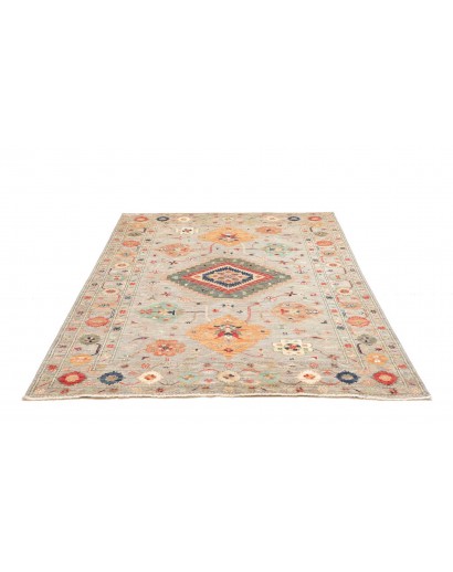Tappeto Kazak Fine Pakistan beige grigio 150x203