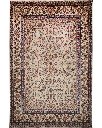 Tappeto Kashan Persia marrone grigio 308x480