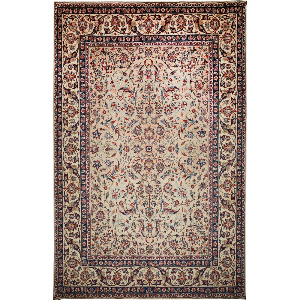 Tappeto Kashan Persia marrone grigio 308x480 Tappeto Kashan Persia marrone grigio 308x480