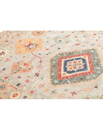 Tappeto Kazak Fine Pakistan beige grigio 150x203