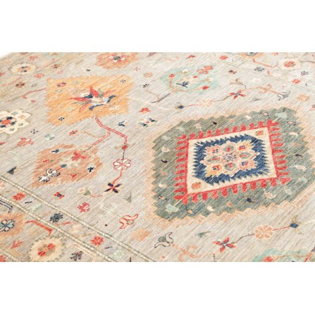 Tappeto Kazak Fine Pakistan beige grigio 150x203