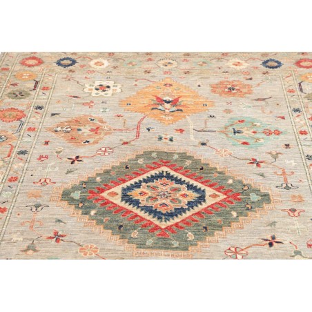 Tappeto Kazak Fine Pakistan beige grigio 150x203