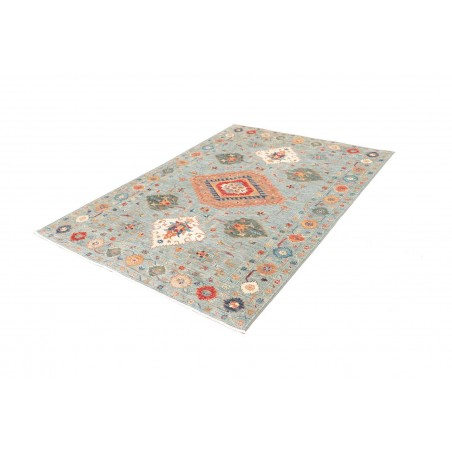 Tappeto Kazak Fine Pakistan beige marrone 145x200