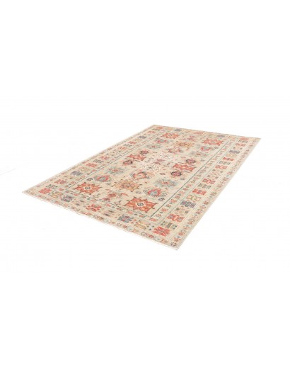 Tappeto Kazak Fine Pakistan bianco 171x245