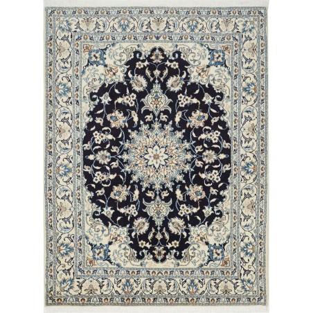 Tappeto Nain Kashmar Persia beige bianco 148x205