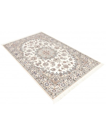 Tappeto Nain 9La Persia bianco grigio 130x206