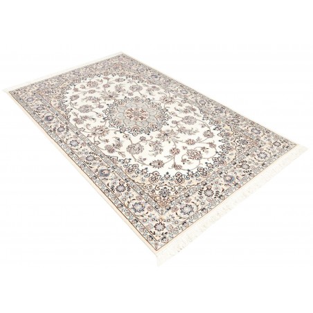 Tappeto Nain 9La Persia bianco grigio 130x206