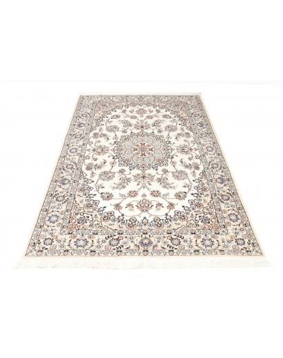 Tappeto Nain 9La Persia bianco grigio 130x206