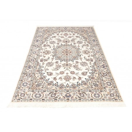 Tappeto Nain 9La Persia bianco grigio 130x206