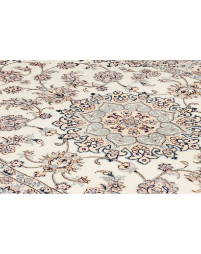 Tappeto Nain 9La Persia bianco grigio 130x206