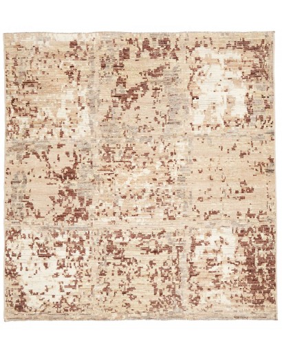 Tappeto giallo marrone 196x205