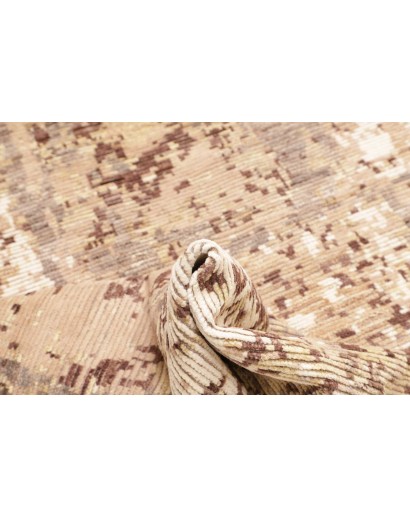 Tappeto giallo marrone 196x205