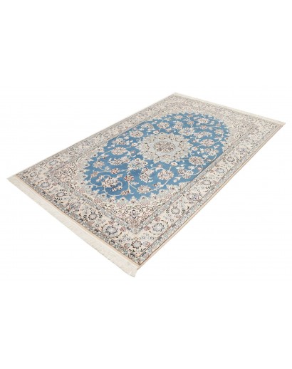 Tappeto Nain 9La Persia bianco blu 137x214