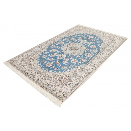 Tappeto Nain 9La Persia bianco blu 137x214