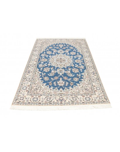 Tappeto Nain 9La Persia bianco blu 137x214