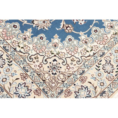 Tappeto Nain 9La Persia bianco blu 137x214