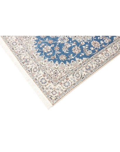 Tappeto Nain 9La Persia bianco blu 137x214