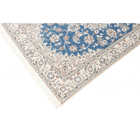 Tappeto Nain 9La Persia bianco blu 137x214