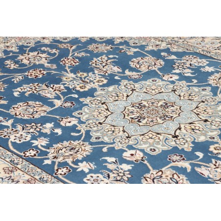 Tappeto Nain 9La Persia bianco blu 137x214