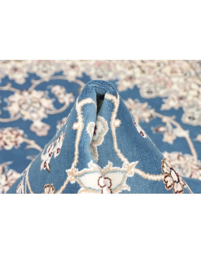 Tappeto Nain 9La Persia bianco blu 137x214