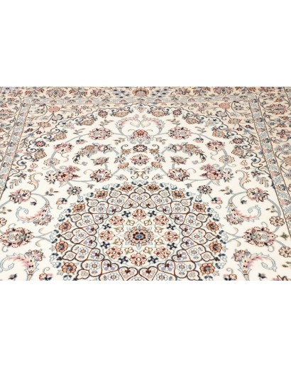 Tappeto Nain 9La Persia bianco marrone 150x242