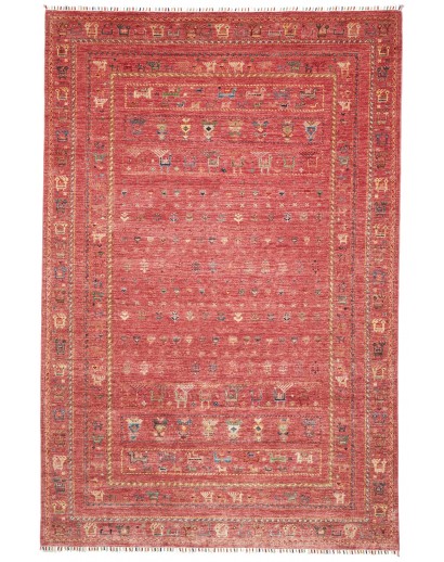 Tappeto Rubin Pakistan rosso 200x301