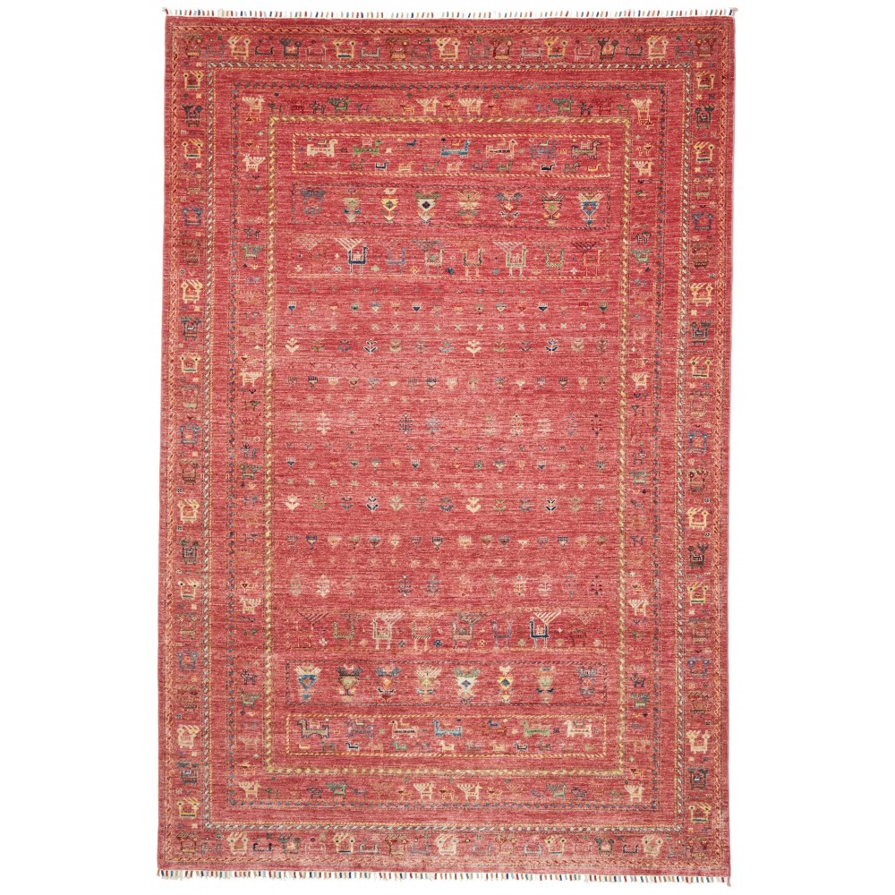 Tappeto Rubin Pakistan rosso 200x301